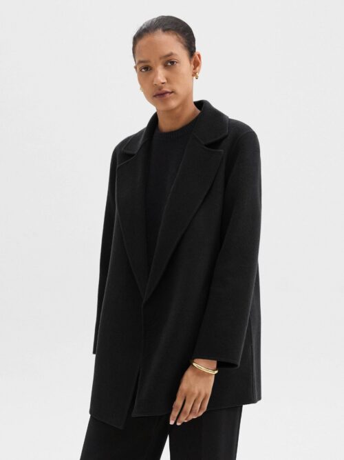 01_TH_K0701412_001_L0 Clairene Jacket in Double-Face Wool-Cashmere