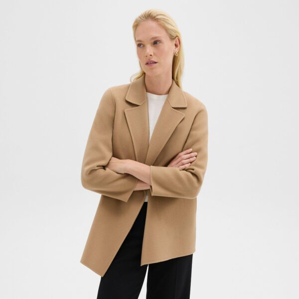 01_TH_K0701412_E92_L0 Clairene Jacket in Double-Face Wool-Cashmere