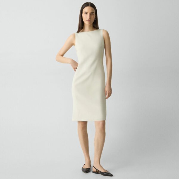 01_TH_L0109606_Y0C_L0 Flared Dress in Admiral Crepe