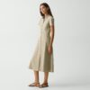 Midi Shirt Dress in Good Linen