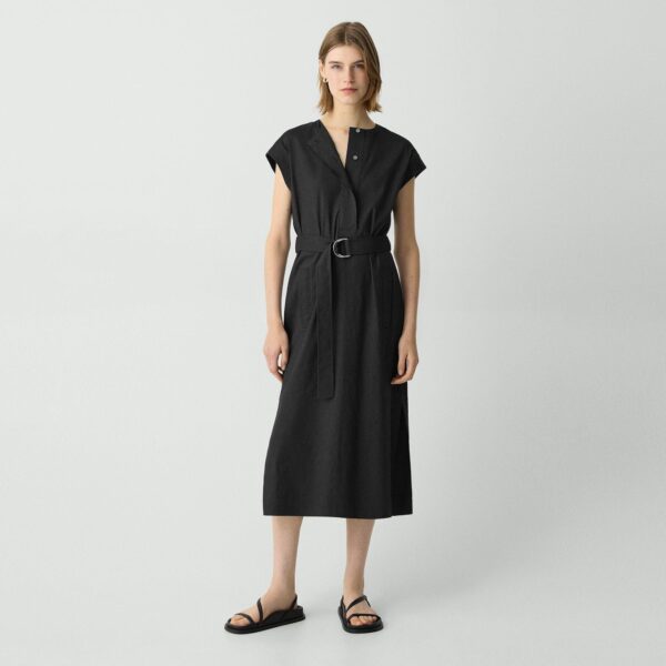 01_TH_P0303614_001_L0 Belted Midi Dress in Good Linen