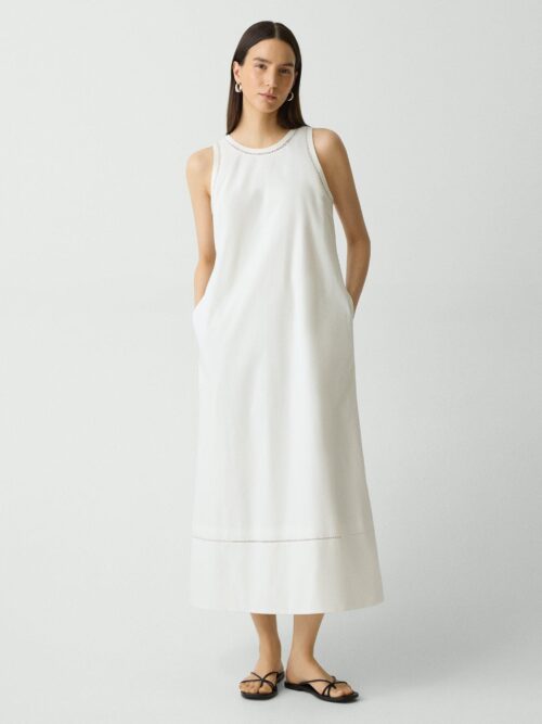 01_TH_P0504607_100_L0 Maxi Tank Dress in City Poplin