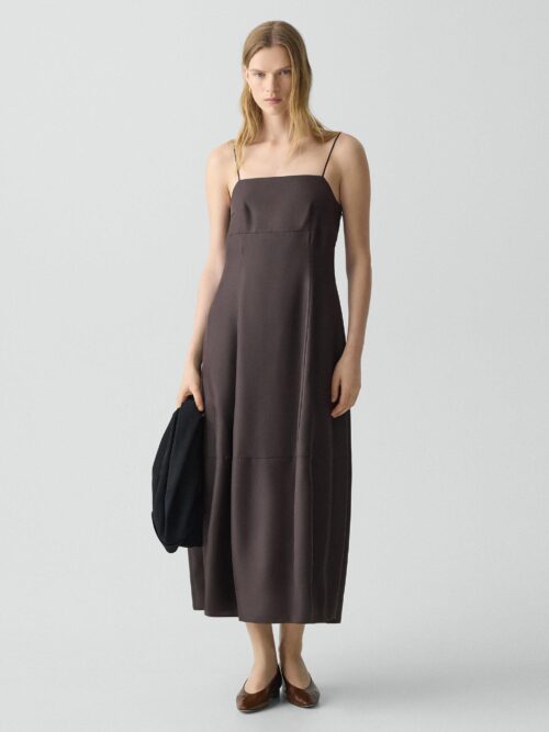 Parachute Dress in Mod Silk Twill