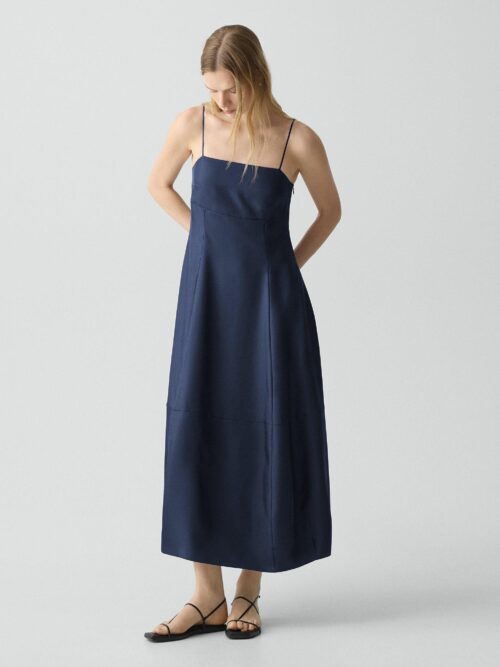 Parachute Dress in Mod Silk Twill