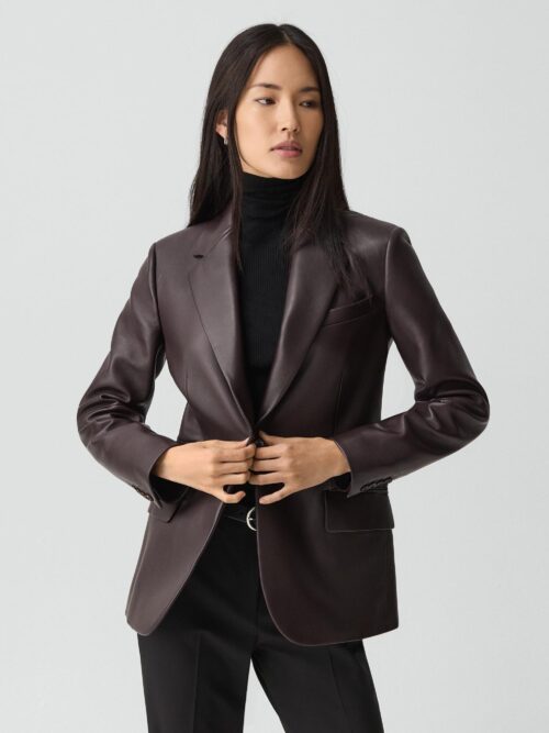 Lynnia Blazer in Leather