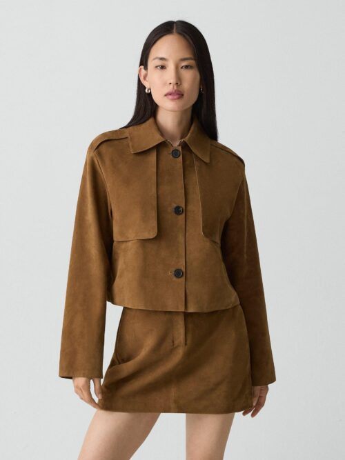 01_TH_P0800413_2CT_L0 Cropped Trench Coat in Suede