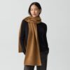 Stole in Double-Face Wool-Cashmere
