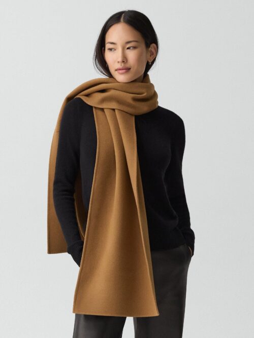 01_TH_P0801001_D49_L0 Stole in Double-Face Wool-Cashmere