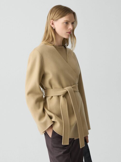 Cardigan Jacket in Double-Face Wool-Cashmere