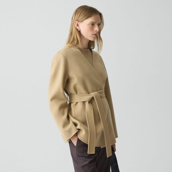 01_TH_P0801406_E92_L0 Cardigan Jacket in Double-Face Wool-Cashmere