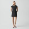 Zip Mini Dress in Good Wool