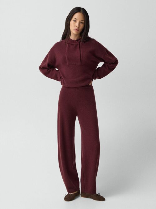 Pull-On Pant in Felted Wool Cashmere