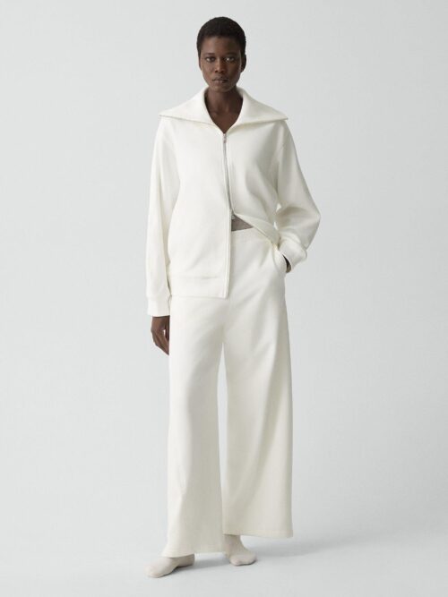 Curved Pull-On Pant in Lounge Terry