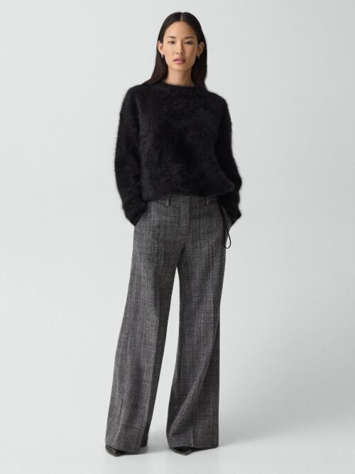 01_TH_P1101204_QDY_L0 Wide-Leg Pant in Malfile Wool