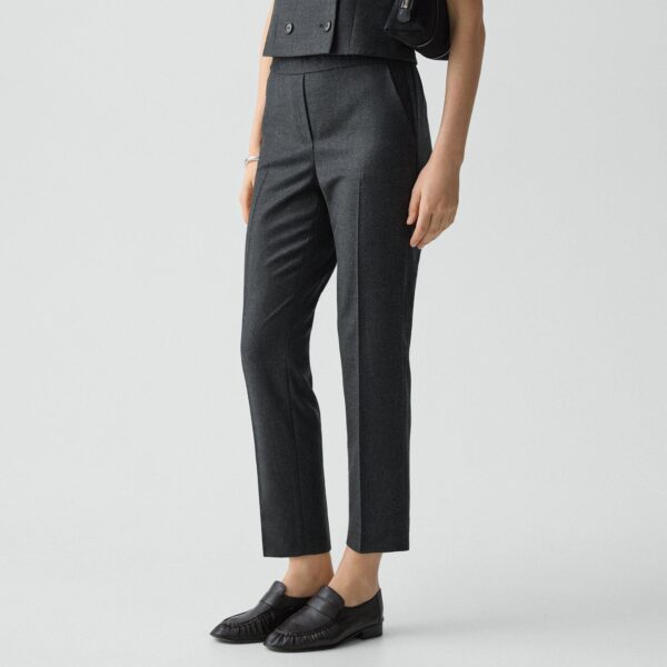 Treeca Pull-On Pant in Sleek Flannel