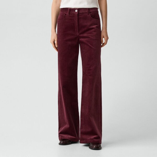 Straight-Leg Five Pocket Pant in Corduroy