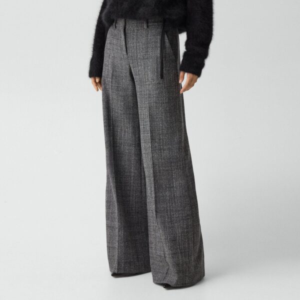 Wide-Leg Pant in Malfile Wool