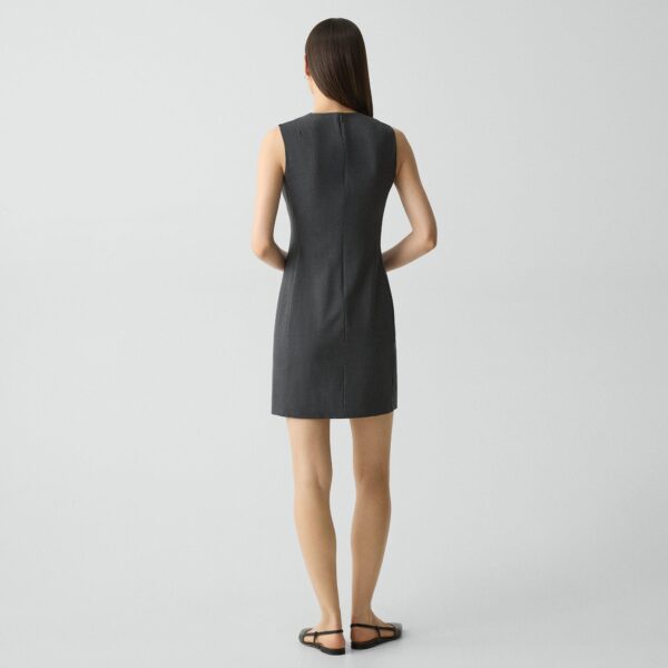 03_TH_J0701615_A08_D0 Sleeveless Fitted Dress in Good Wool