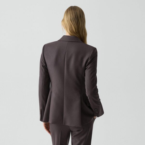 Lynnia Blazer in Sleek Flannel