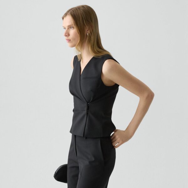 Wrap Vest in Good Wool