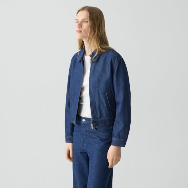 04_TH_P0704106_G03_B0 Cropped Track Jacket in Relaxed Denim