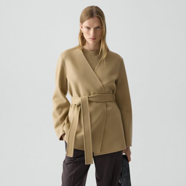 04_TH_P0801406_E92_B0 Cardigan Jacket in Double-Face Wool-Cashmere