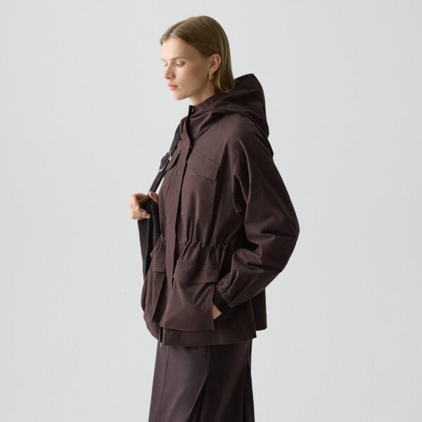 04_TH_P0804402_DAJ_B0 Cinched Windbreaker Jacket in Brushed Chino