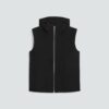 Hooded Vest in Double-Face Wool-Cashmere