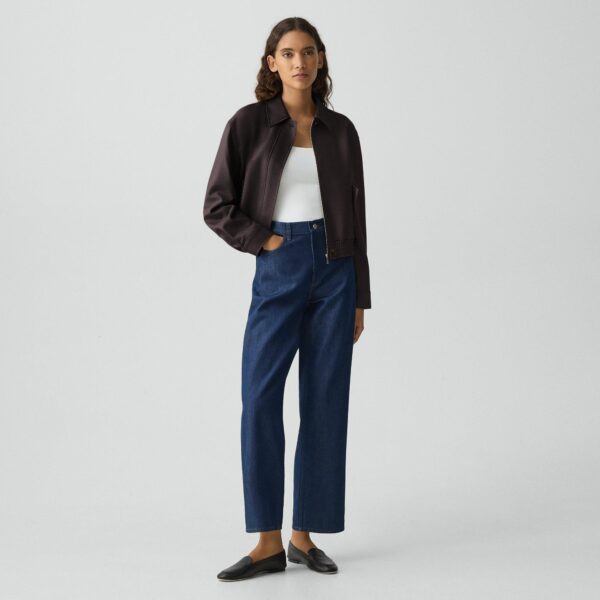 06_TH_P0801108_DAJ_I0 Cropped Track Jacket in Wool-Blend Flannel