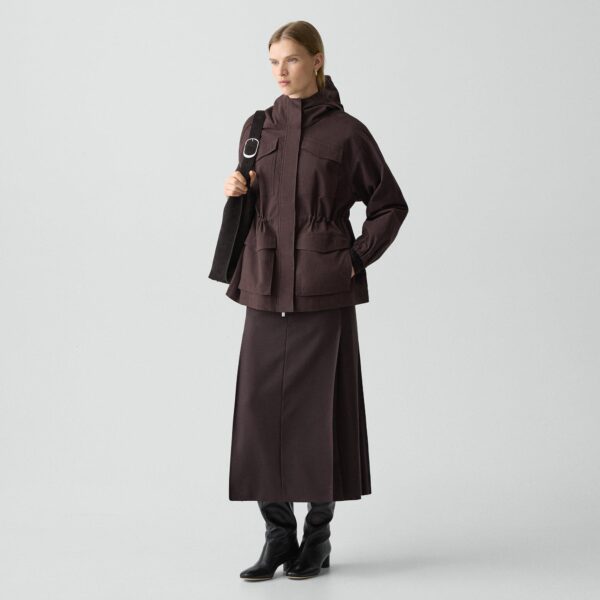 06_TH_P0804402_DAJ_I0 Cinched Windbreaker Jacket in Brushed Chino