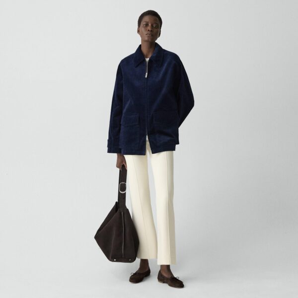 06_TH_P1004111_UYE_I0 Straight Zip Jacket in Corduroy